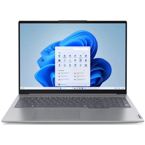 Laptop Lenovo ThinkBook 16 G7 ARP 21MW0078RM, AMD Ryzen 5 7535HS, 16inch, RAM 16GB, SSD 512GB, AMD Radeon 660M Graphics, Fara sistem de operare, Arctic Grey - Imagine 1