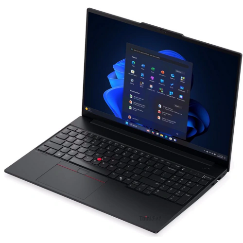 Laptop Lenovo ThinkPad E16 Gen 3 21ST0054RI, AMD Ryzen 7 250, 16 inch, RAM 16GB, SSD 512GB, AMD Radeon 780M Graphics, Fara sistem de operare, Black - Imagine 3