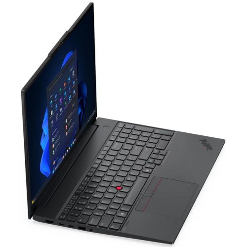 Laptop Lenovo ThinkPad E16 Gen 3 21ST0056RI, AMD Ryzen 5 230, 16 inch, RAM 32GB, SSD 1TB, AMD Radeon 760M Graphics, Fara sistem de operare, Black - Imagine 3