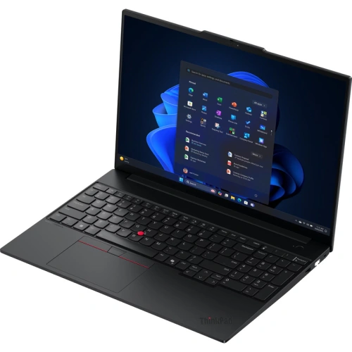 Laptop Lenovo ThinkPad E16 Gen 3 21TF006ARI, Intel Core 7 240H, 16 inch, RAM 32GB, SSD 1TB, Intel Graphics, Fara sistem de operare, Black - Imagine 5