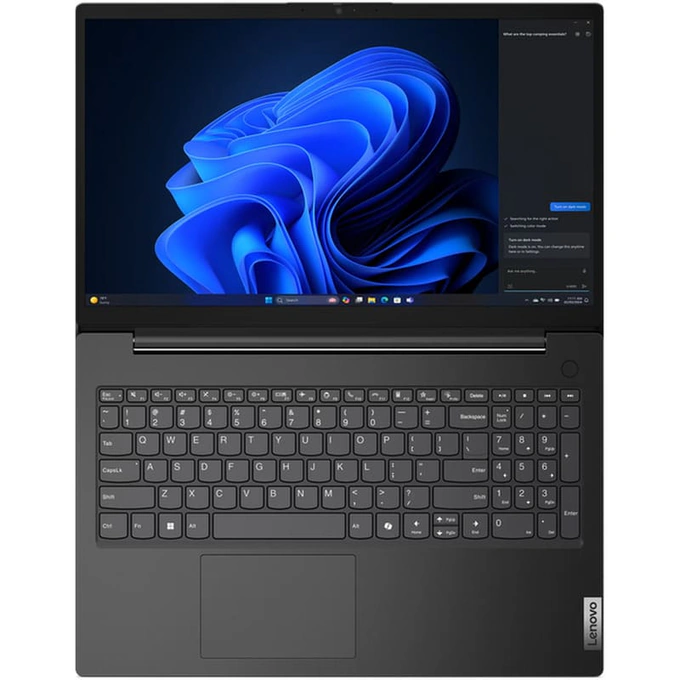 Laptop LENOVO V15 G5 IRL 83GW007WRI, 15.6" Full HD, Intel® Core™ i3-1315U, 8GB RAM, SSD 512GB, Intel UHD Graphics, Fara sistem de operare, Business Black - Imagine 4