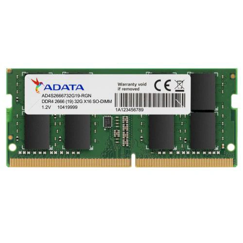 Memorie RAM SO-DIMM ADATA Premier AD4S266616G19-SGN, DDR4-2666MHz, 16GB, CL19 - Imagine 1