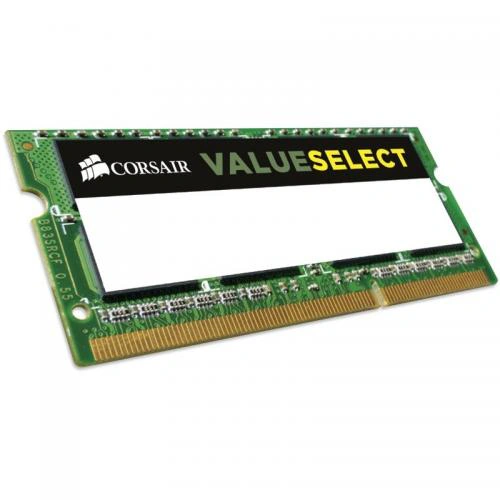 Memorie RAM SODIMM CORSAIR ValueSelect 8GB DDR3 1333MHz CL9 - Imagine 1