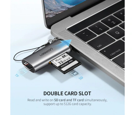 Card Reader UGREEN Type-C CM184 - Imagine 3