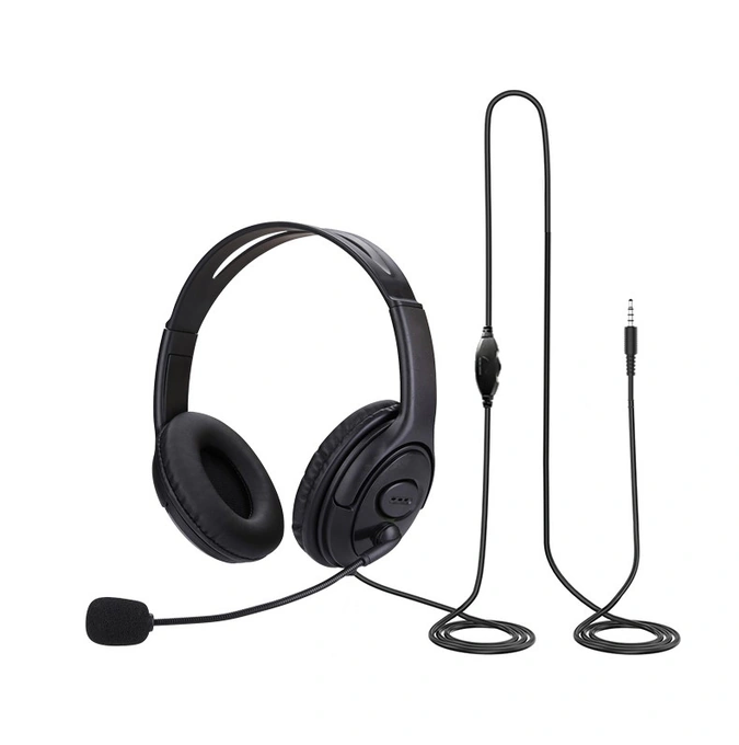 OEM Casti cu microfon OEM HS MM01-HCT, Jack 3.5 mm, Black - IT-Fashion.ro