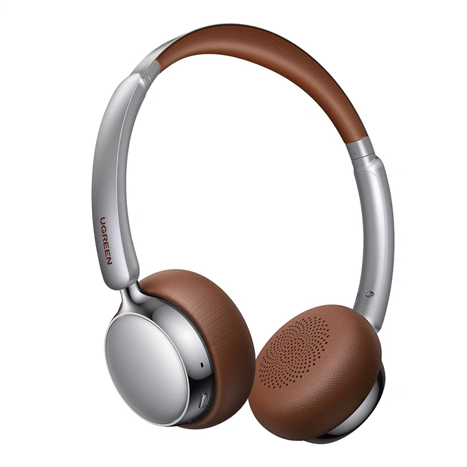 Casti Wireless Over-Ear UGREEN HiTune Studio Plus HP207, Bluetooth 6.0, TWS, ANC, Brown - Imagine 1
