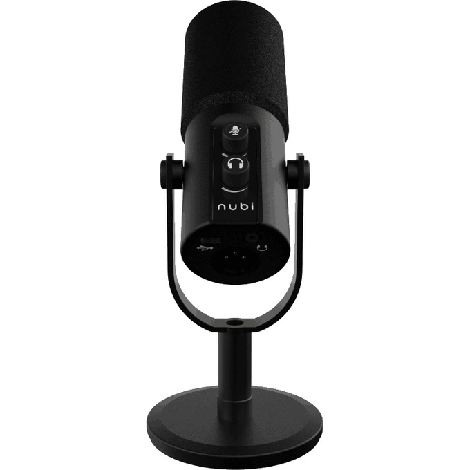 Microfon profesional NUBI NMIC1, Flexibil, Cu fir, Cardioid, Black - Imagine 1