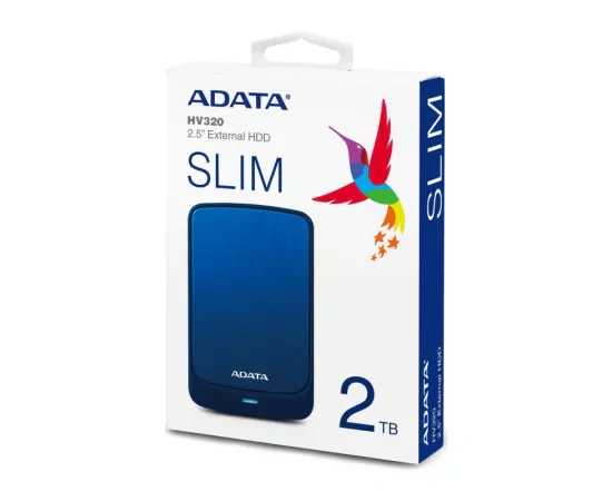 HDD Extern ADATA AHV320-2TU31-CBL, 2TB, USB 3.1, Blue - Imagine 4