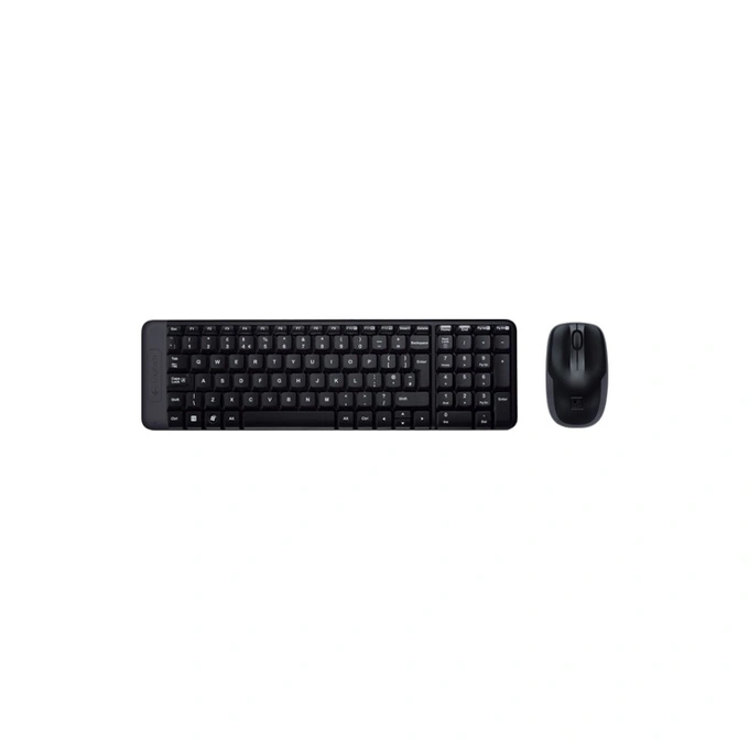 Kit Tastatura + Mouse wireless LOGITECH MK220, USB, Negru - Imagine 1