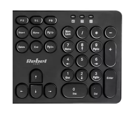 Kit tastatură și mouse wireless REBEL WS400 – confort și precizie fără cabluri - Imagine 5