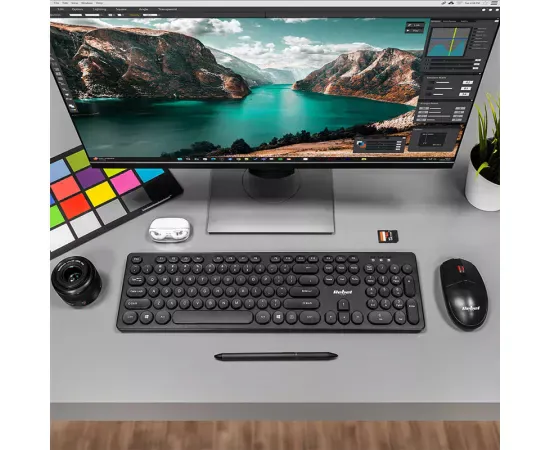 Kit tastatură și mouse wireless REBEL WS400 – confort și precizie fără cabluri - Imagine 8
