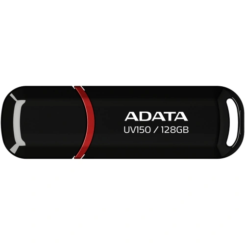 Memorie USB ADATA AUV150-128G-RBK, 128 GB, USB 3.0, Negru - Imagine 1