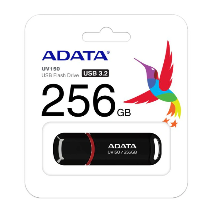 ADATA Memorie USB ADATA AUV150-256G-RBK, 256GB, USB 3.2, Negru - IT-Fashion.ro