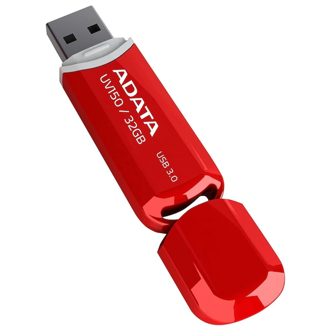 ADATA Memorie USB ADATA AUV150-32G-RRD, 32 GB, USB 3.0, Rosu - IT-Fashion.ro