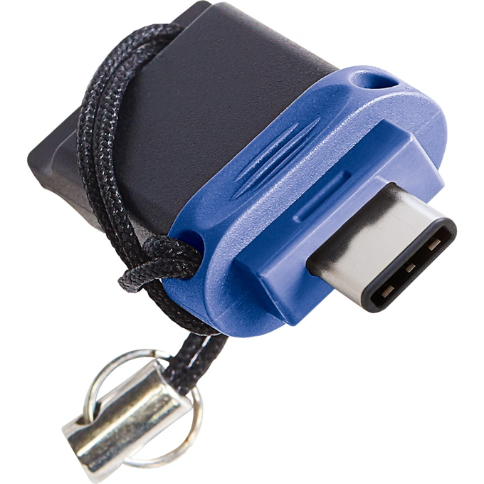 VERBATIM Memorie USB VERBATIM 49967, USB-A + USB-C, 64 GB, Albastru - IT-Fashion.ro