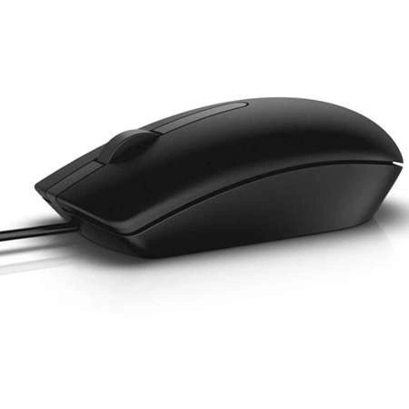 Mouse cu fir Dell MS116, 1000 DPI, USB, negru - Imagine 3