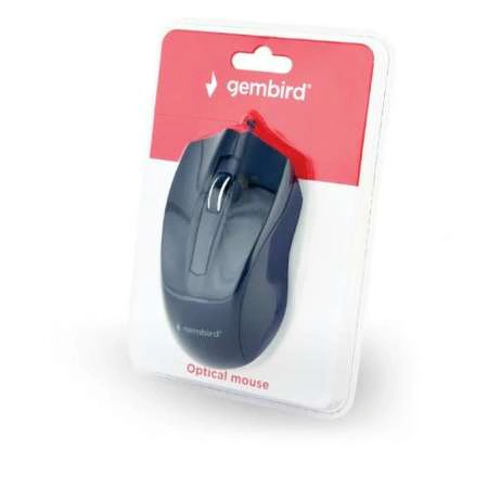 Mouse cu fir GEMBIRD MUS-3B-01, USB, Negru – precizie și confort zilnic - Imagine 3