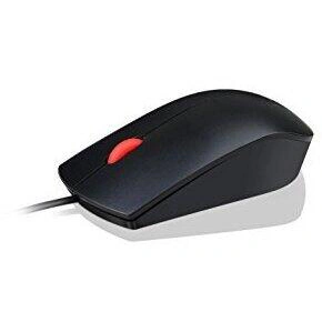 Mouse cu fir Lenovo Essential 1600 DPI Negru 4Y50R20863 - Imagine 1