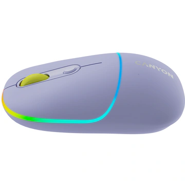 Mouse wireless și Bluetooth Canyon MW-22 Mountain Lavender - Imagine 4