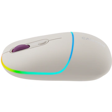 Mouse wireless și Bluetooth Canyon MW-22 Rice – silențios, RGB, reîncărcabil - Imagine 4