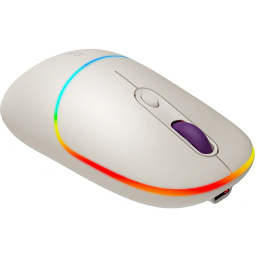 Mouse wireless și Bluetooth Canyon MW-22 Rice – silențios, RGB, reîncărcabil - Imagine 5