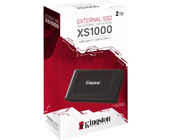 SSD Extern KINGSTON SXS1000/2000G, 2TB, USB 3.2 Gen 2, Black - Imagine 3