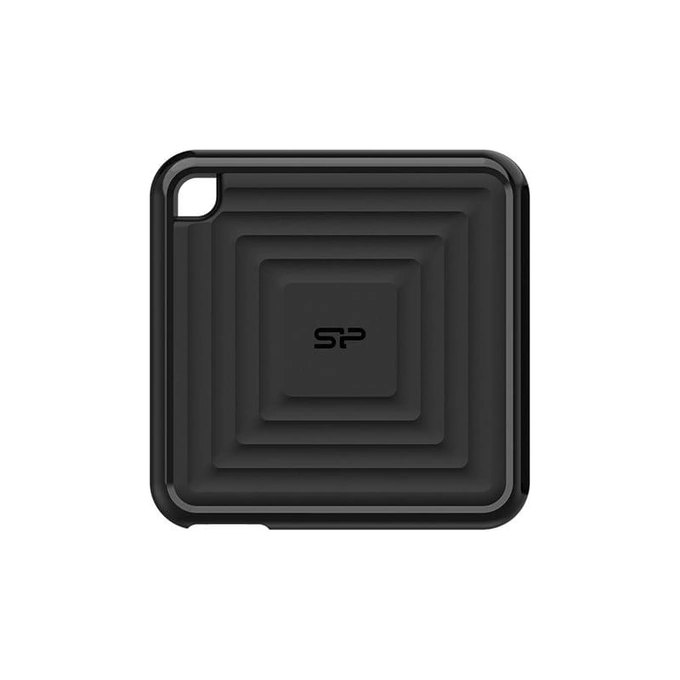 SSD Extern SILICON POWER PC60 SP010TBPSDPC60CK, 1TB, USB 3.2 Gen 2, Black - Imagine 1