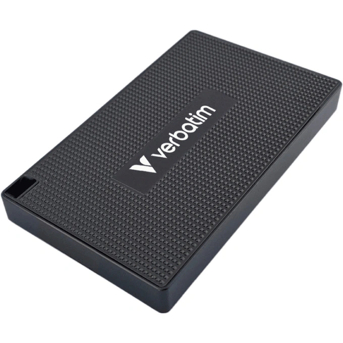 SSD Extern VERBATIM Metal Mini 53664, 512GB, USB 3.2 Gen 2x2, Black - Imagine 1