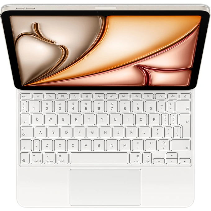 Tastatura APPLE Magic Keyboard pentru iPad Air 11 Inch (M3), iPad Air 11 Inch (M2), Layout RO, White - Imagine 1