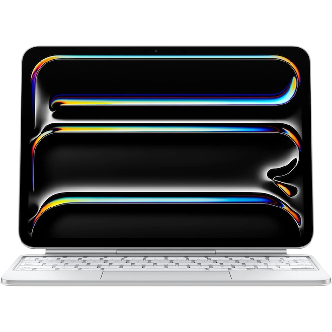 Apple Tastatura APPLE Magic pentru iPad Pro 11 Inch (M4/M5), Romanian, White - IT-Fashion.ro