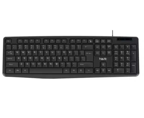 Tastatura cu fir HAVIT KB2006 – design slim, confort și fiabilitate pentru birou - Imagine 1