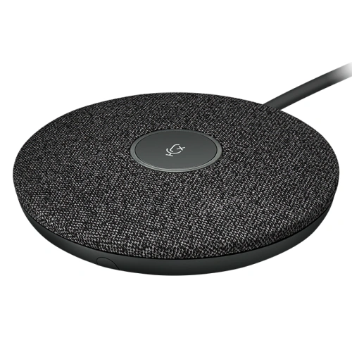 Microfon videoconferinta LOGITECH 989-000430, Graphite - Imagine 1
