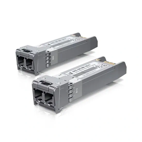 Module SFP+ Ubiquiti UFiber, multi-mode, conector LC, TX:850nm, RX:850nm, 300m, 10Gbps - UACC-OM-MM-10G-D-2 - Imagine 1