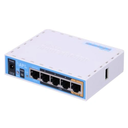 Mikrotik Access Point MIKROTIK hAP ac lite RouterOS L4, White - IT-Fashion.ro