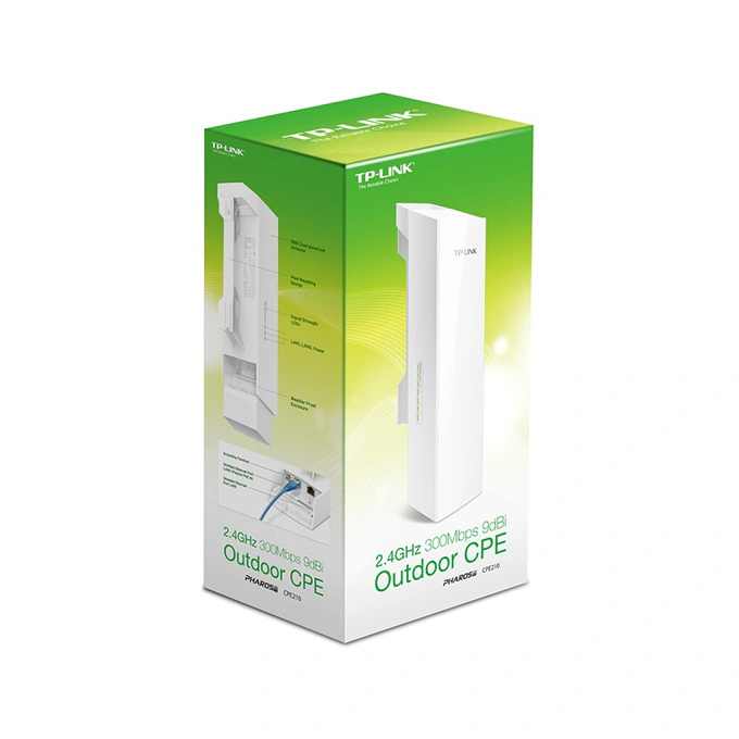 Access point TP-Link CPE210, 2.4 GHz, 300 Mbps, White - Imagine 4