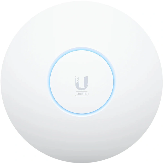 Wireless Access Point UBIQUITI U6 Enterprise, Tri-Band 573.5 + 4800 + 4800 Mbps, White - Imagine 1