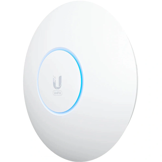 UBIQUITI Wireless Access Point UBIQUITI U6 Enterprise, Tri-Band 573.5 + 4800 + 4800 Mbps, White - IT-Fashion.ro