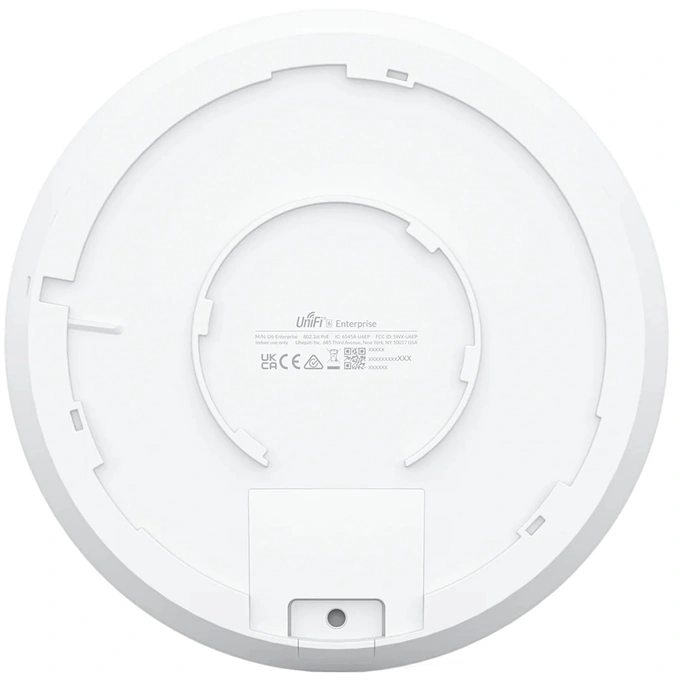 Wireless Access Point UBIQUITI U6 Enterprise, Tri-Band 573.5 + 4800 + 4800 Mbps, White - Imagine 4