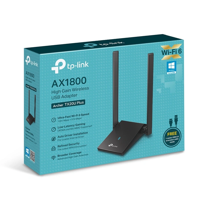Adaptor USB WiFi TP-Link Archer TX20U Plus AX1800 WiFi 6 - Imagine 8