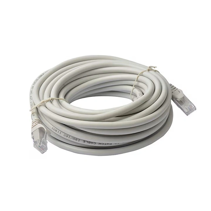 Cablu de rețea UTP HCT CAT6 15m Gri cu mufe RJ45 - Imagine 1