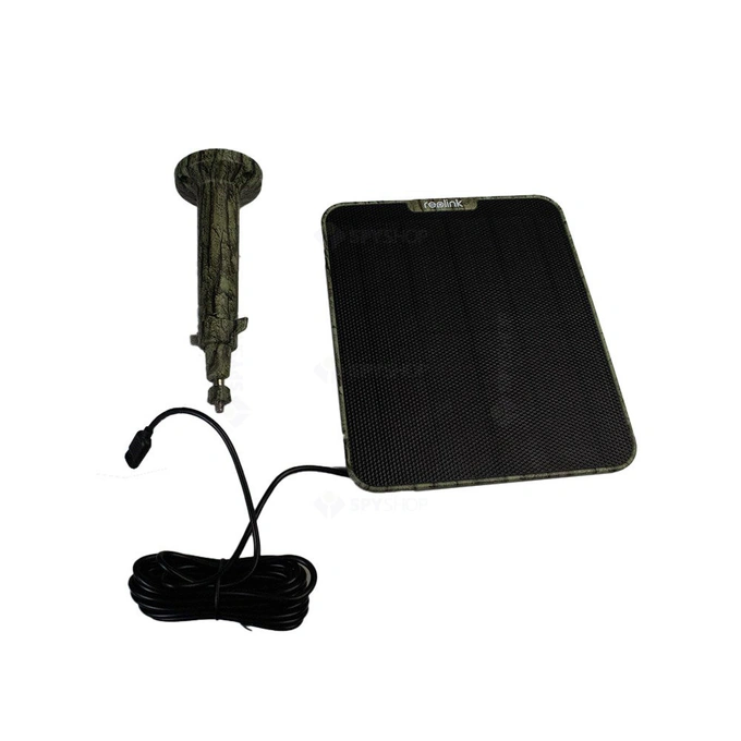 Camera de supraveghere Reolink GO Ranger PT G450, 4K, slot card, IR invizibil 10 m, acumulator 6000 mAh + panou solar, Wood Camo - Imagine 3