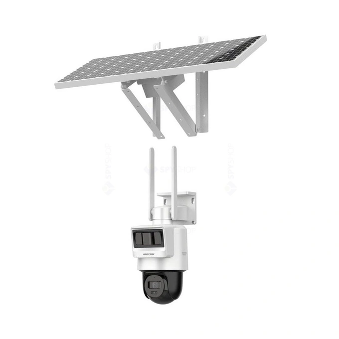 Cameră supraveghere HIKVISION DS-2DE2C400IWG-K/4G/C09S20 (2.8mm), 4 MP, 2.8 mm, IR 30 m, Microfon, White - Imagine 1