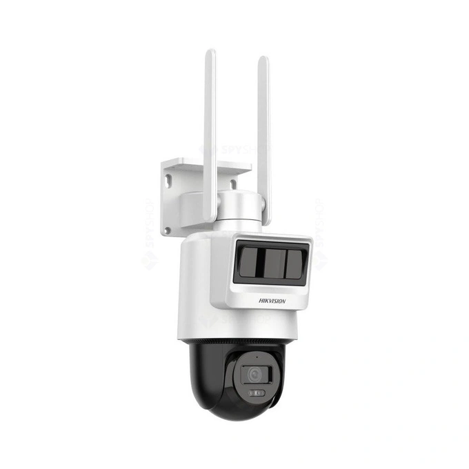 Cameră supraveghere HIKVISION DS-2DE2C400IWG-K/4G/C09S20 (2.8mm), 4 MP, 2.8 mm, IR 30 m, Microfon, White - Imagine 3
