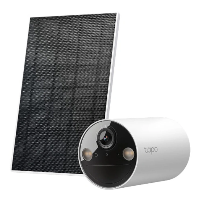 TP-LINK Kit camera de supraveghere + panou solar TP-LINK Tapo C410 KIT, White - IT-Fashion.ro