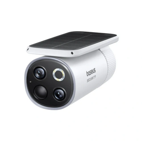 Kit Camera IP Bullet BASEUS S1 Pro, 4 MP, Lentila 3 mm, IR 8 m, 2 bucati + Statie H1 HomeStation, White - Imagine 3
