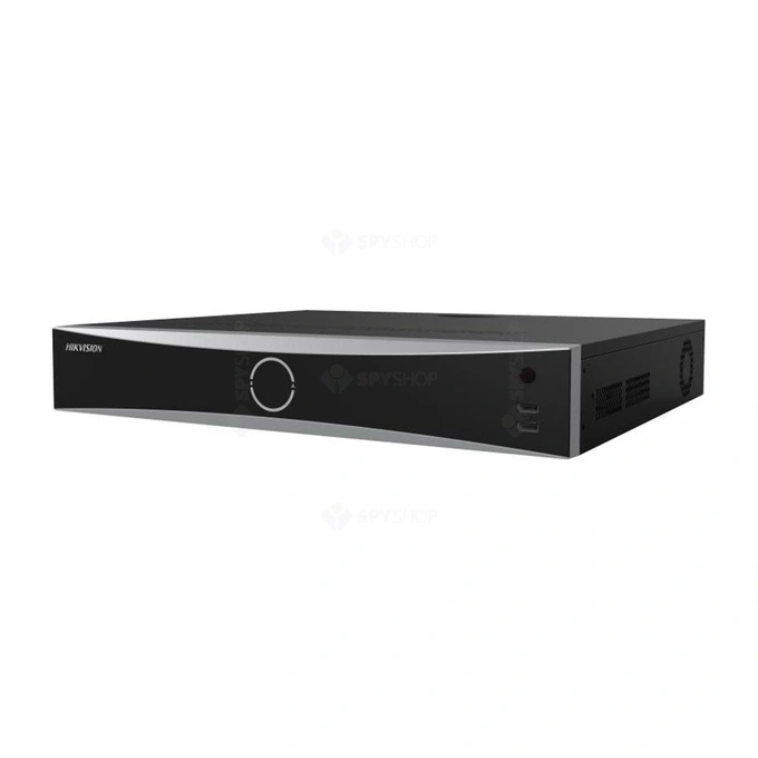 NVR HIKVISION DS-7732NXI-K4/16P(D), 32 de canale, 12 MP, 4K, 256 Mbps, PoE, Negru - Imagine 1