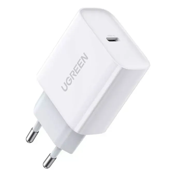 Încărcător rețea Ugreen CD137 20W USB-C PD Alb - Imagine 1
