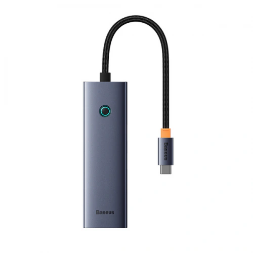 Hub USB Baseus B0005280A813-03, 4x USB 3.0, Space Grey - Imagine 1