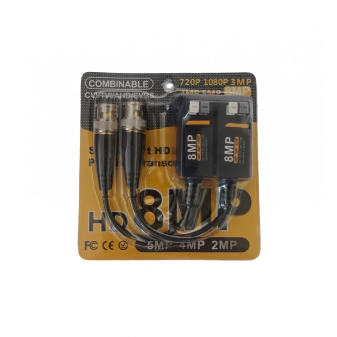 Set Video Balun Pasiv OEM HM-950, 8MP, 2 bucăți - Imagine 3