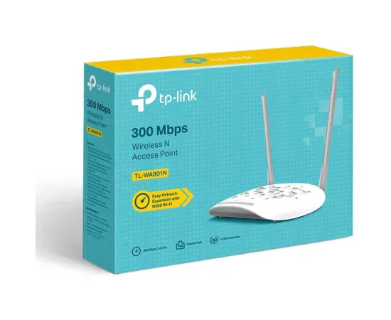 Access point TP-LINK TL-WA801N, Wi-Fi, 300Mbps, Alb - Imagine 4